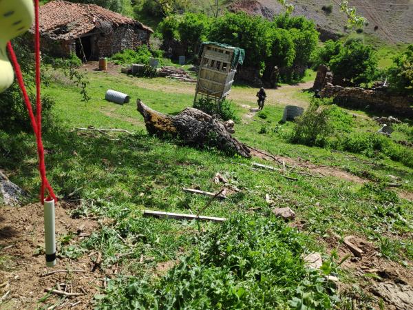 Campo de airsoft Hulkytown em Villoruebo, Burgos