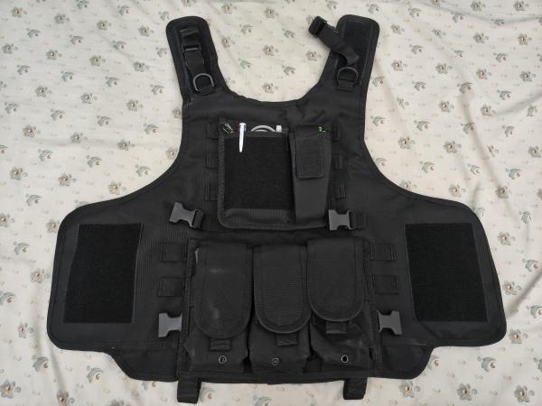 CHALECO porta placas molle. Replica, Ópticas, Miras, Maleta, Correas, BBs, Chaleco (todo para jugar al momento)