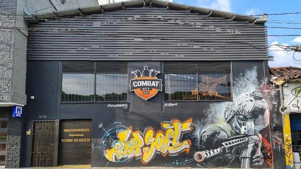 Campo de airsoft Combat City Airsoft en Medellín, Antioquia