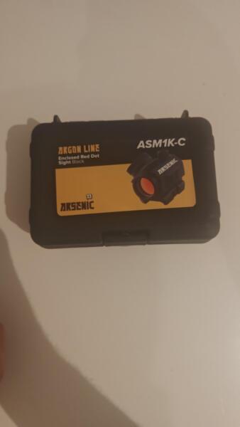 VISOR ARSENIC ARGON RED DOT ASM1K-C 